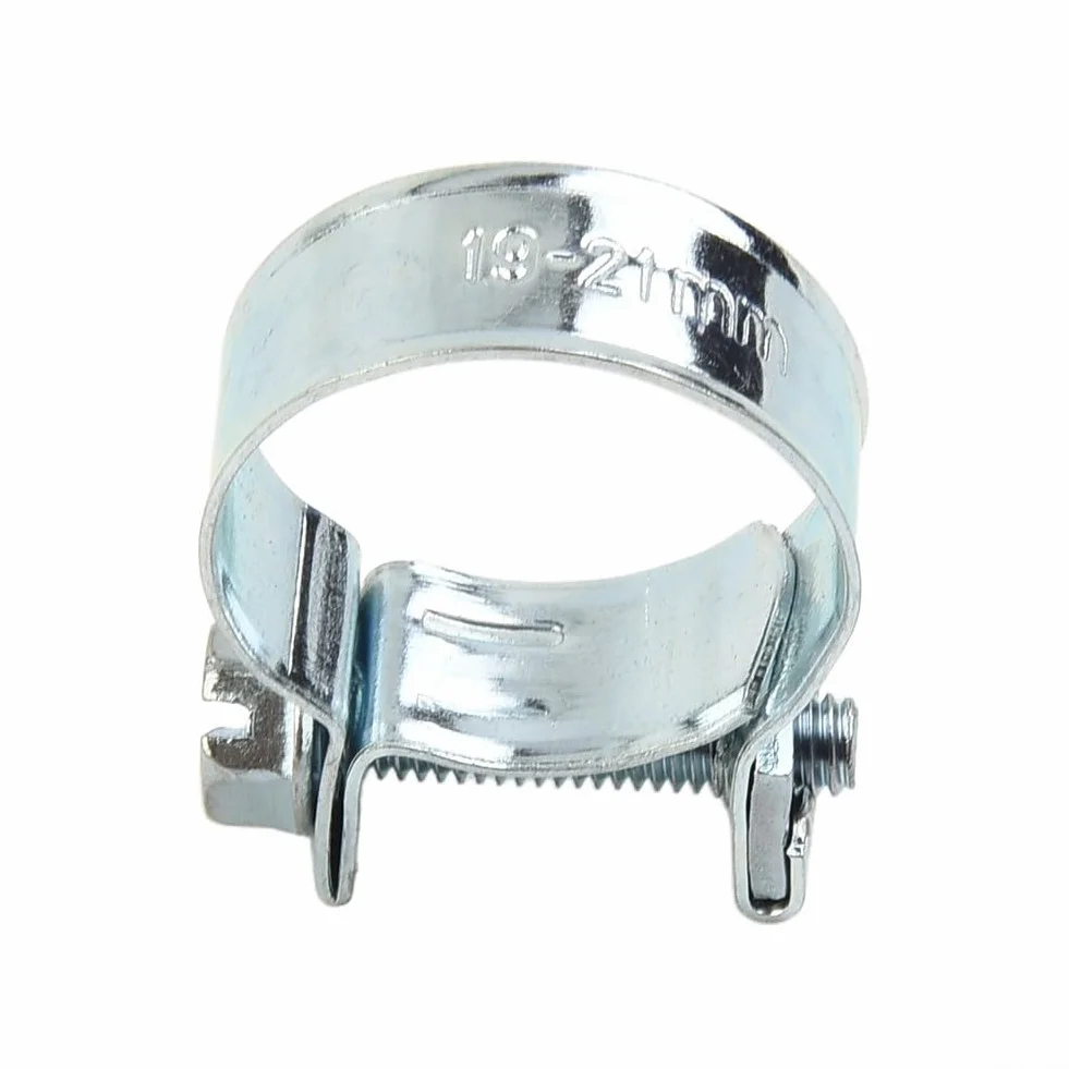 Mini fascette stringitubo acciaio al carbonio 20-22 mm per tubo carburante benzina diesel aria