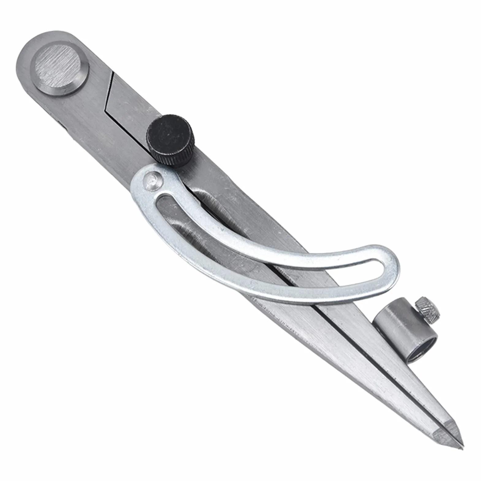 Calibro divisorio in acciaio al carbonio regolabile e bloccabile con angolo 150mm per lavorazione del legno
