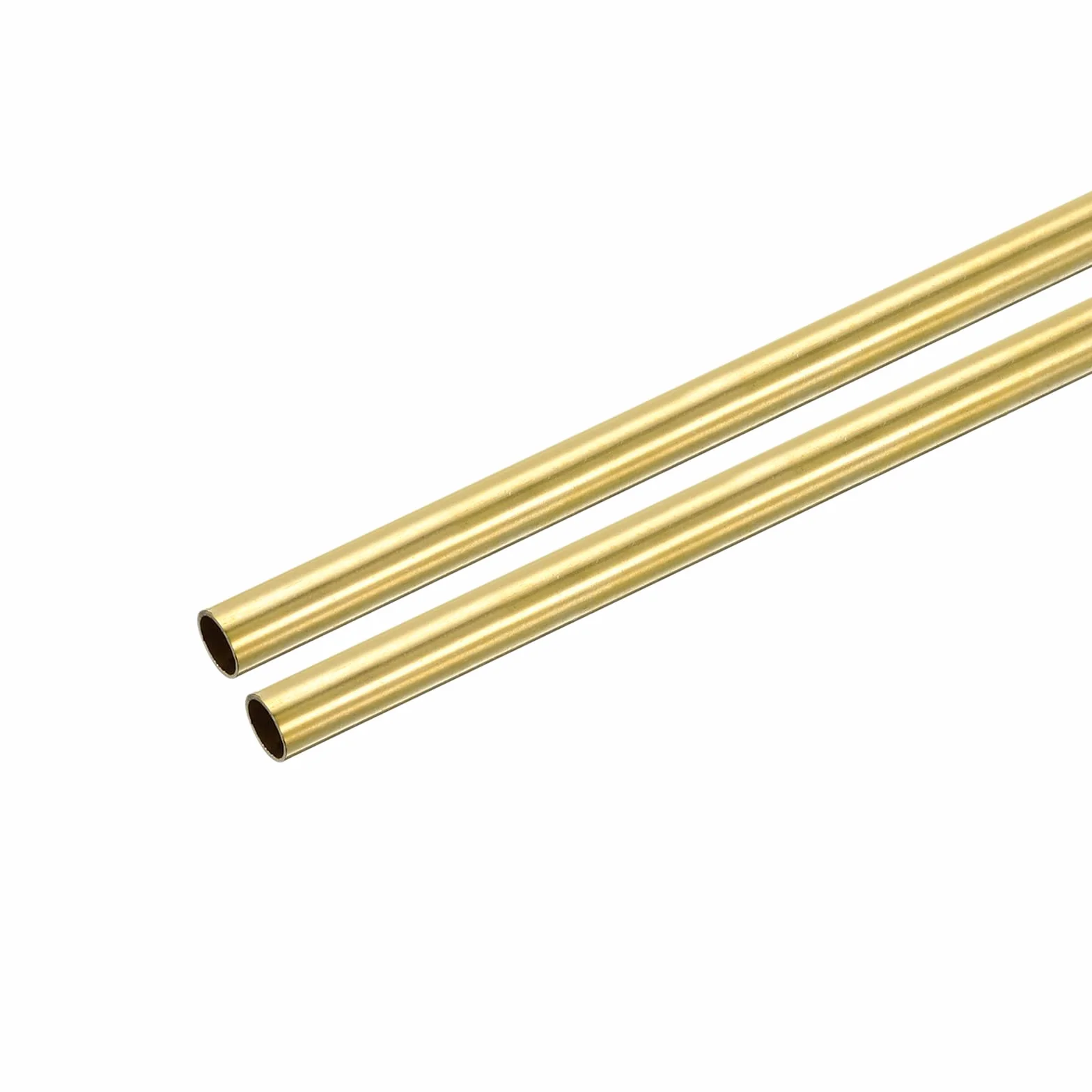 QUARKZMAN Ottone Tubo 8mm OD 0.5mm Parete 250mm Lunghezza Rotondo Tubazione 2pz