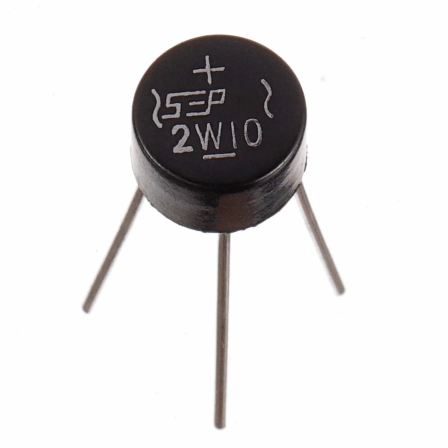 10 pezzi Diodo raddrizzatore a ponte 2W10 2A 1000V WOB Monofase Onda intera 2 ampere 1000 volt Diodi al silicio elettronici elpohl®