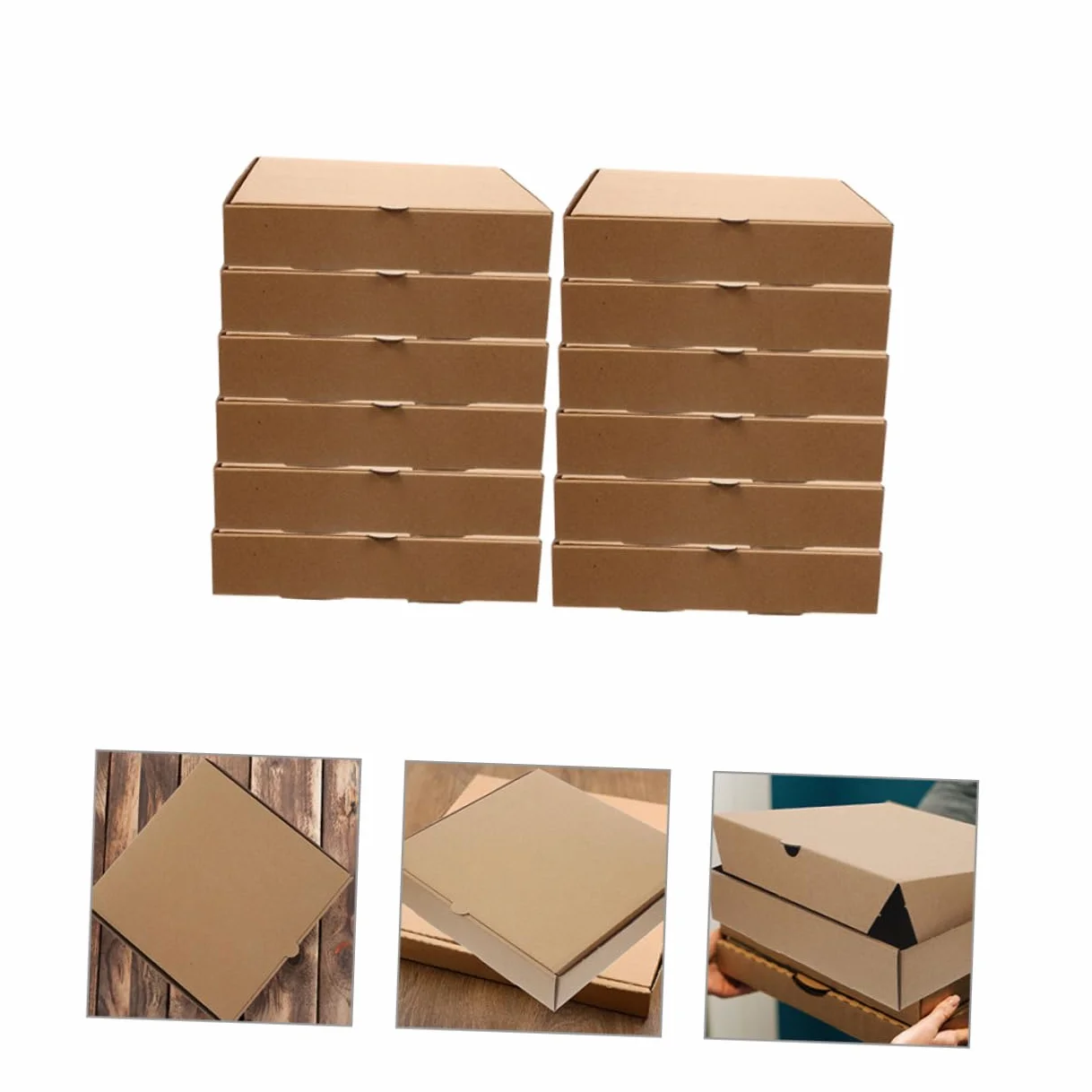 Mini scatole per pizza 12 pezzi cartone porta carta da asporto