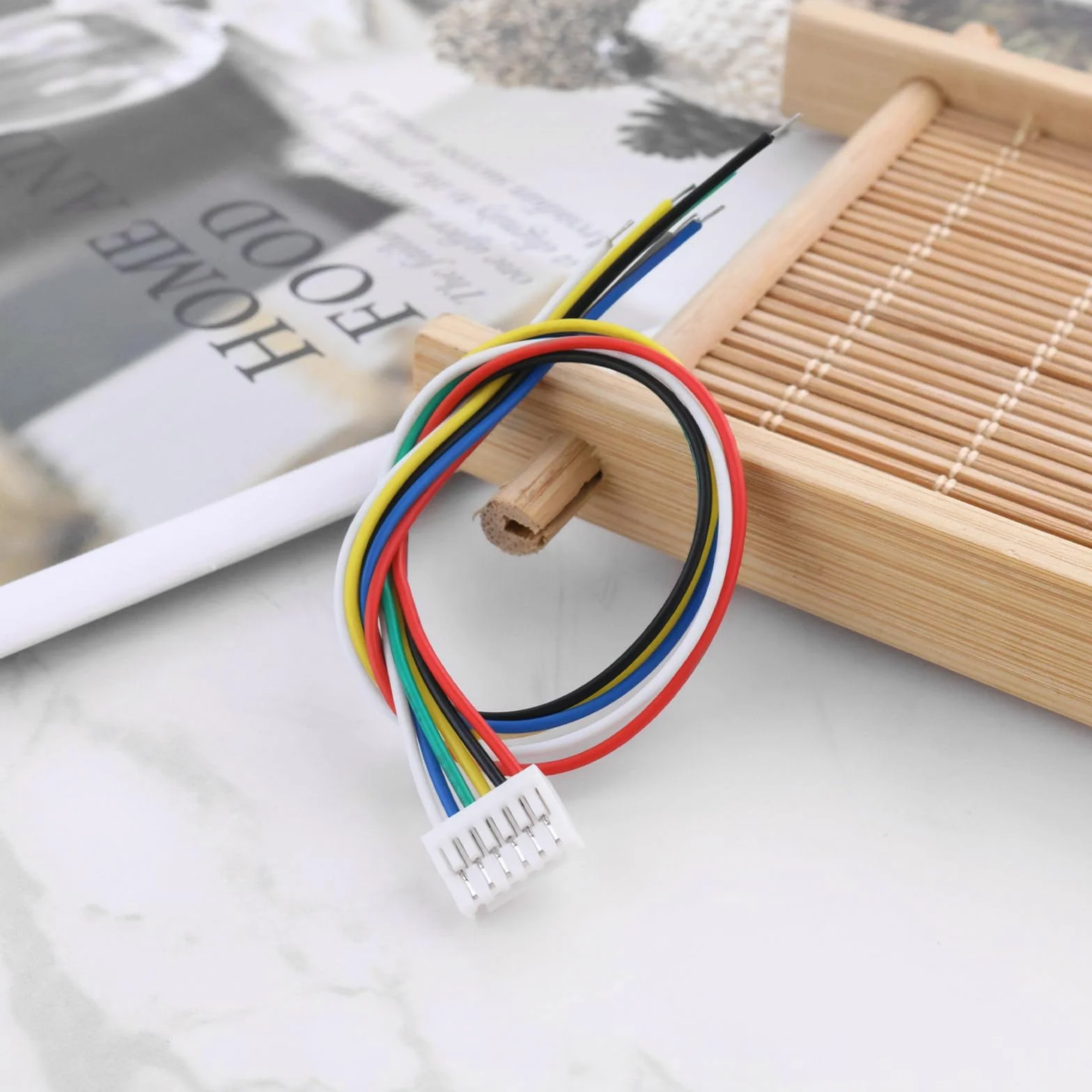 10 Paia JST GH 1,25mm 6 Pin Presa Con Cavi Da 150mm 28 AWG Maschio E Femmina Adattatore Connettore Per Robot Illuminazione Strisce LED