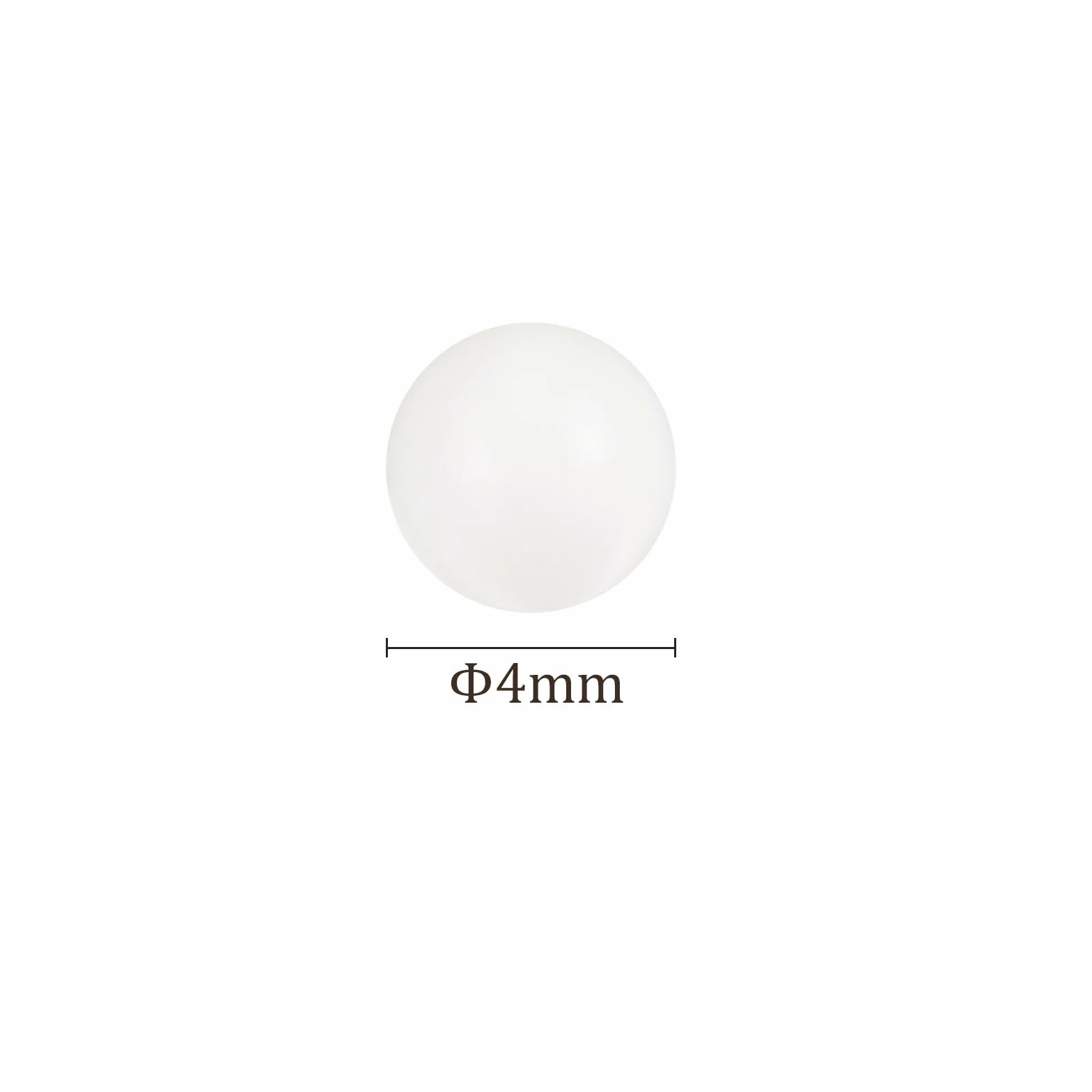 25 Pezzi Sfere di Precisione 4 Mm PA Nylon per Cuscinetti e Valvole Solide