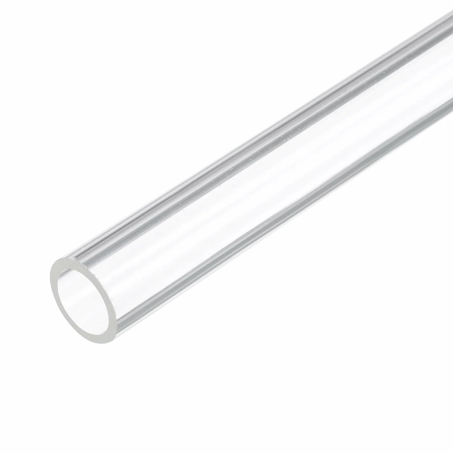 Tubo Rigido in Plastica Trasparente 12" 14mm x 18mm Acrilico Policarbonato