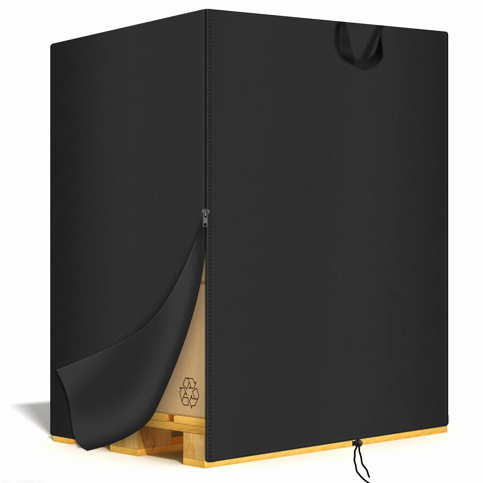 Oxford 420D - Custodia protettiva impermeabile per pallet da esterno, per esterni e esterni, adatta per 122 x 106 x 122 cm (lunghezza x larghezza x altezza)