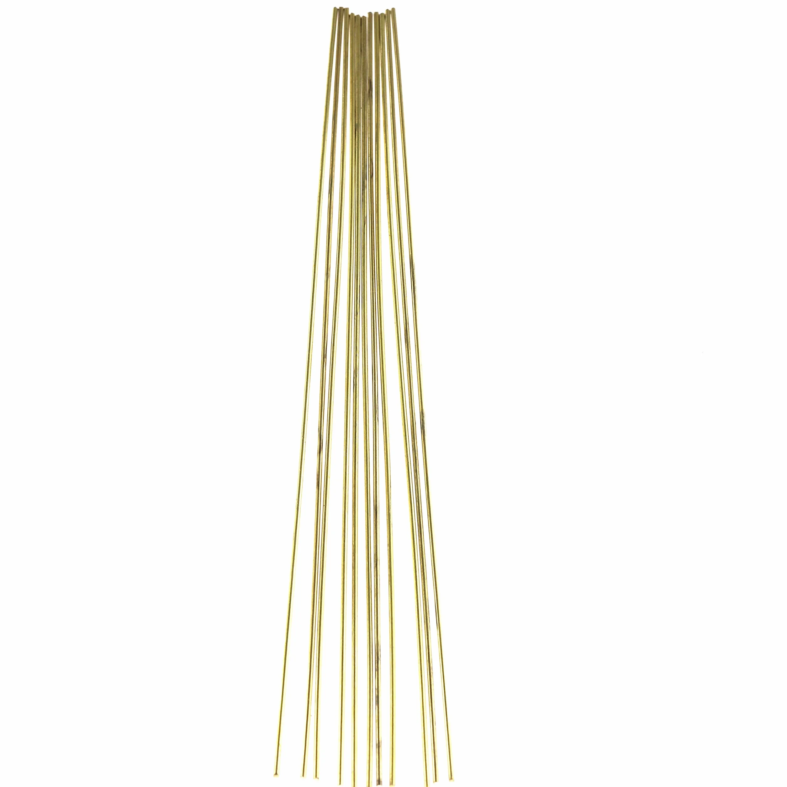 Ottone Rods in Ottone Massiccio per tondi del tornio della Barra Stock Saldatura 20inches Raw Materiali industriali,Diameter:1.2mm