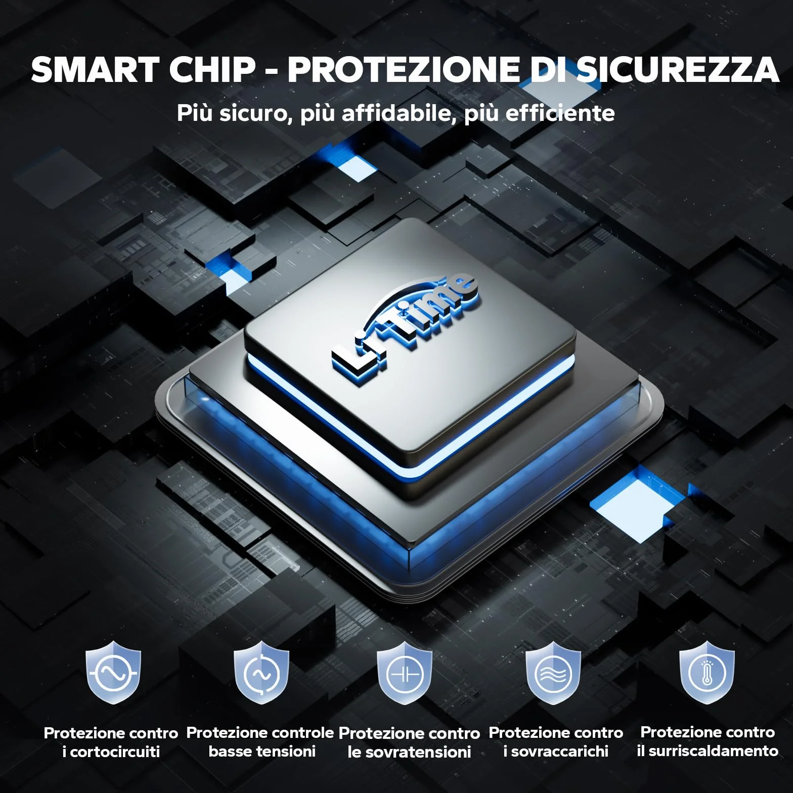 LiTime 2000W Inverter a Onda Sinusoidale Pura, Inverter con Prese di Corrente 2*AC, Schermo di Monitoraggio per lo Stato in Tempo Reale, Convertitore da 12VDC a 230VAC, per Caravanning