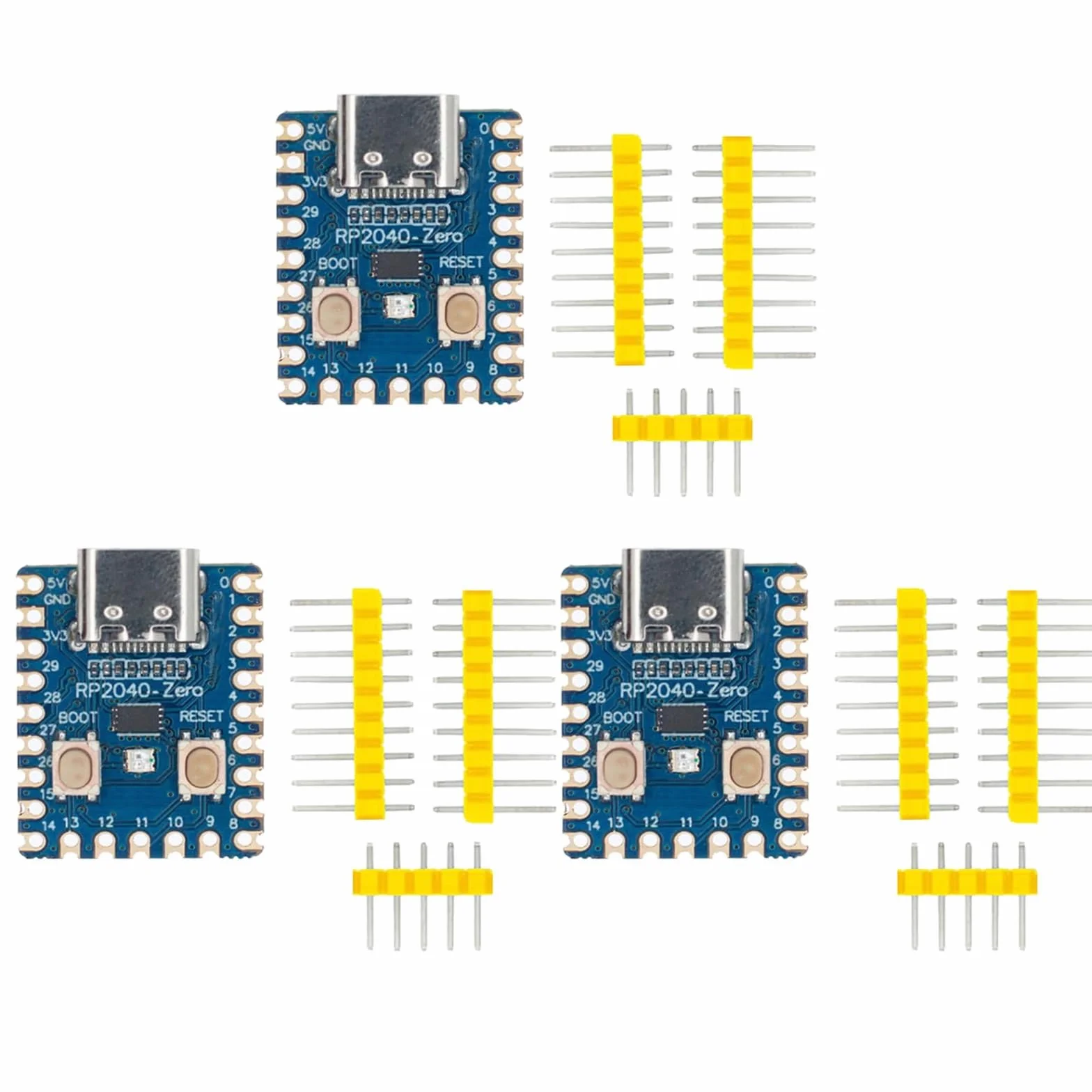 RP2040-Zero Microcontroller Board basato su Raspberry Pi 2040 Dual-Core ARM Cortex M0+