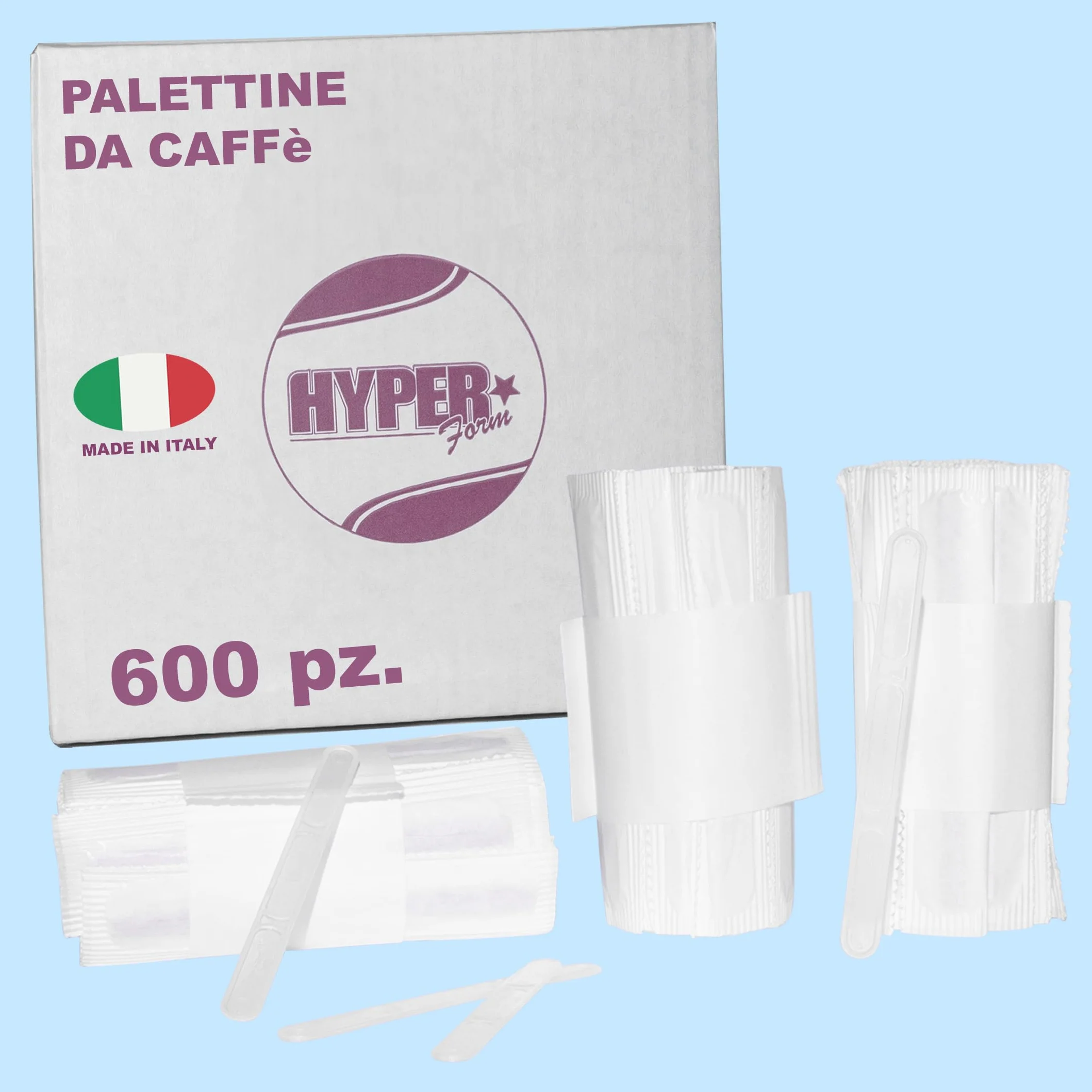 HYPER form 600 Palette Caffe' palettine sigillate incartate in plastica riciclabile