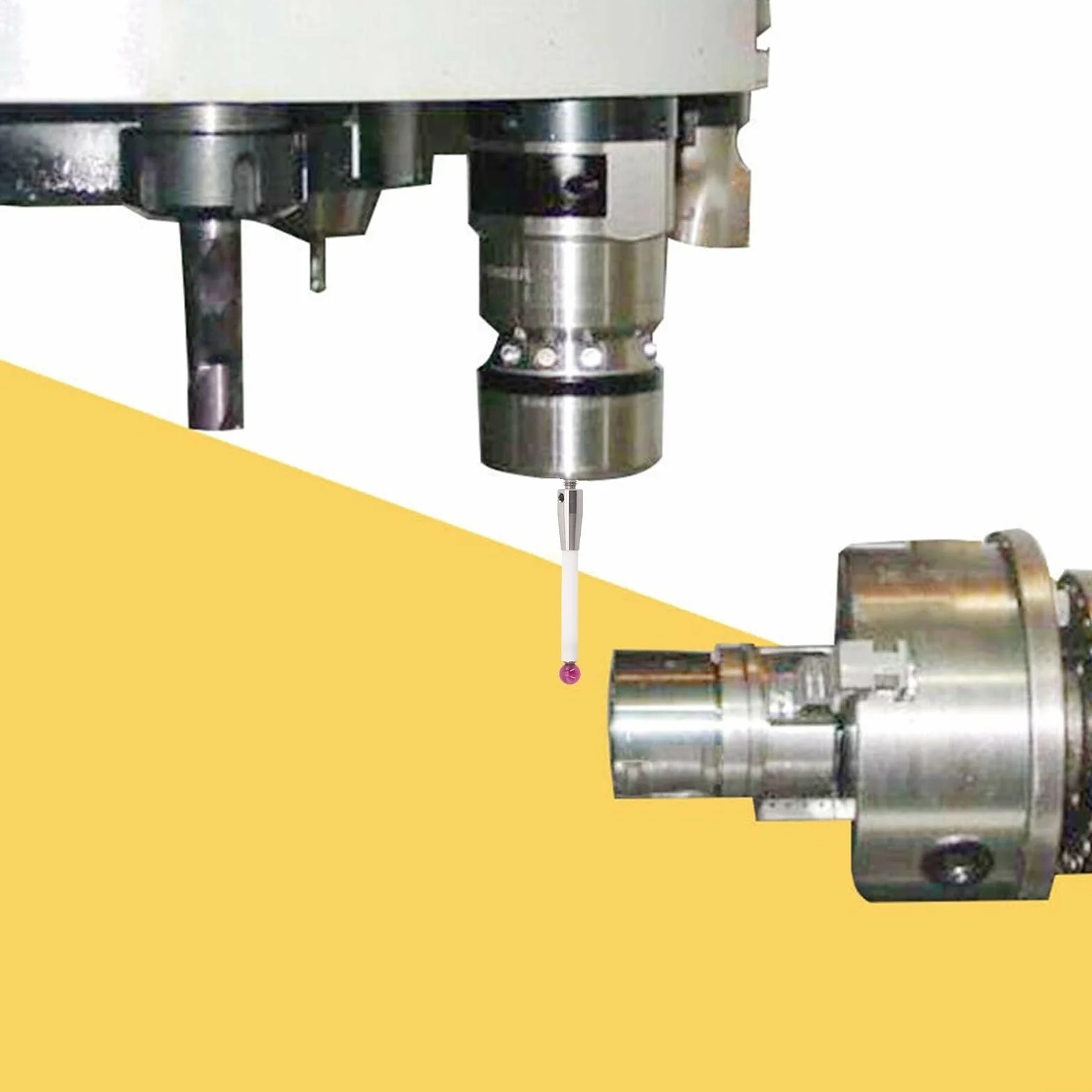 CMM inserti per tasti di misurazione tattili Renishaw A-5000-3709 M4 sfera rubino Ø 6 mm lunghezza 50 mm fusto ceramica