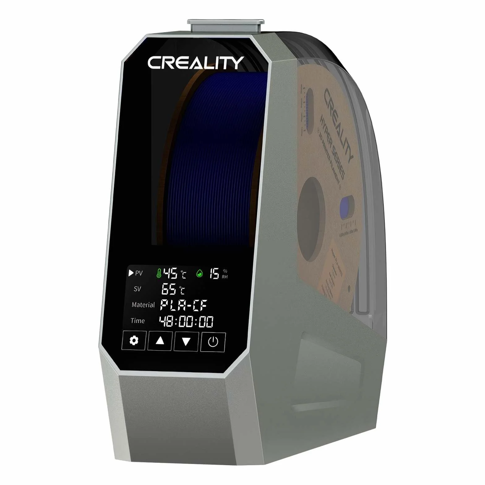 Creality Space Pi Essiccatore per Filamento, Doppio Riscaldamento a 360° Schermo Tattile, per PLA PETG ABS TPU Nylon 1,75/2,85/3 mm