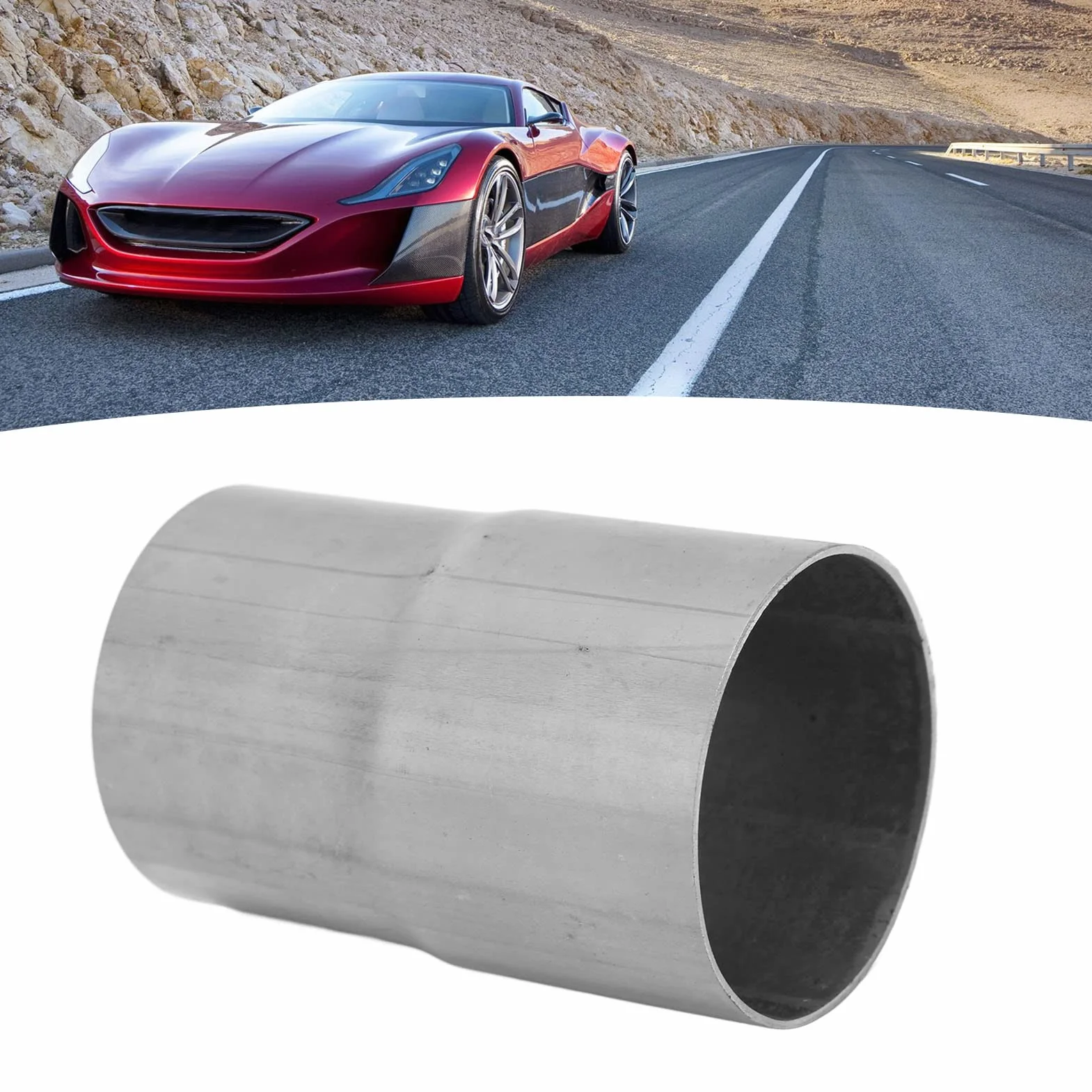 Adattatore silenziatore in acciaio inox 63 mm 60 mm per auto