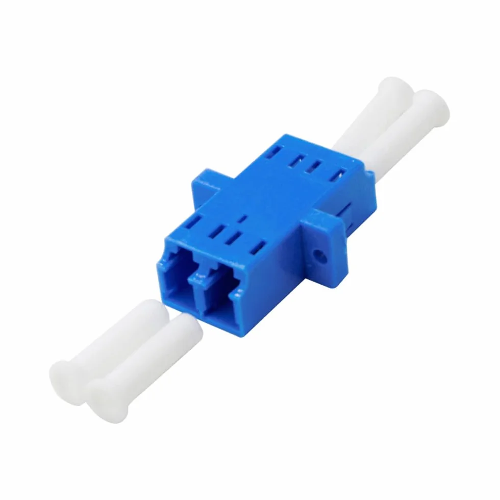 DollaTek 10PCS Fibra Ottica LC a LC Adattatore Monomodale UPC Duplex Accoppiatore