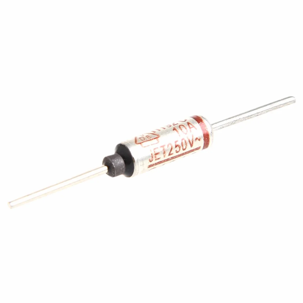 Mini fusibili termici 192°C 250V 10A metallico 5 pezzi
