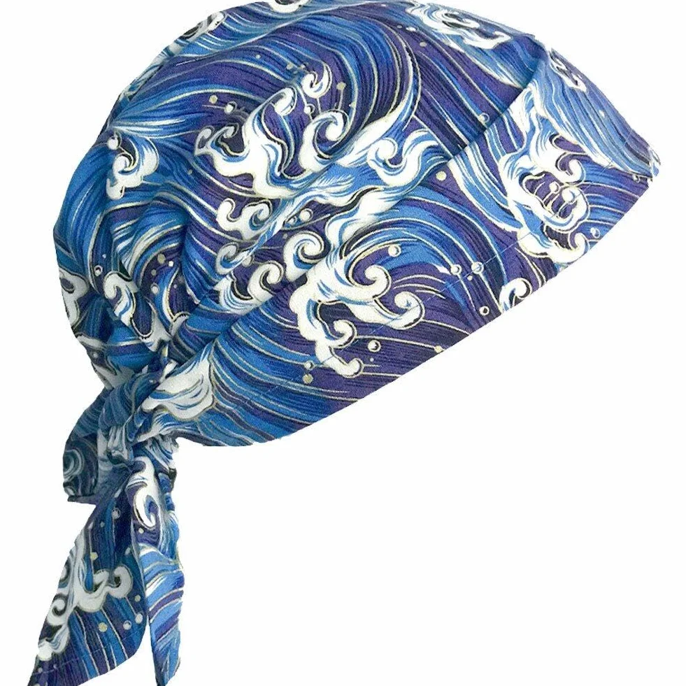 Cappello Cuoco Giapponese Regolabile Bandana Chef Berretto Teschio Cucina Traspirante