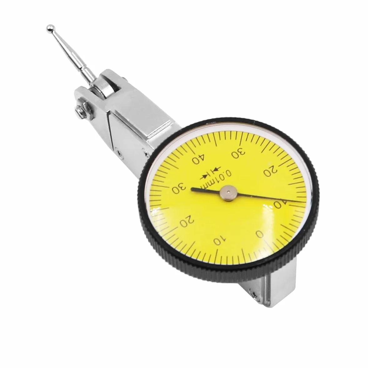 Comparatore a Leva di Precisione 0,01 mm 0-0,8 mm per Misurazioni Assemblaggio Lavorazione