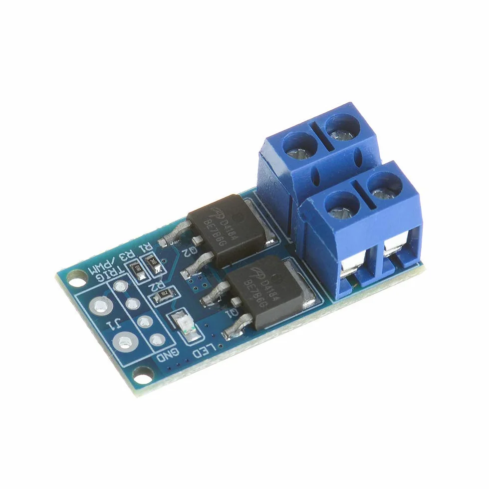 Doppio Interruttore MOSFET ad Alta Potenza Trigger Switch Drive Module 5PCS DC 5V-36V 15A 400W