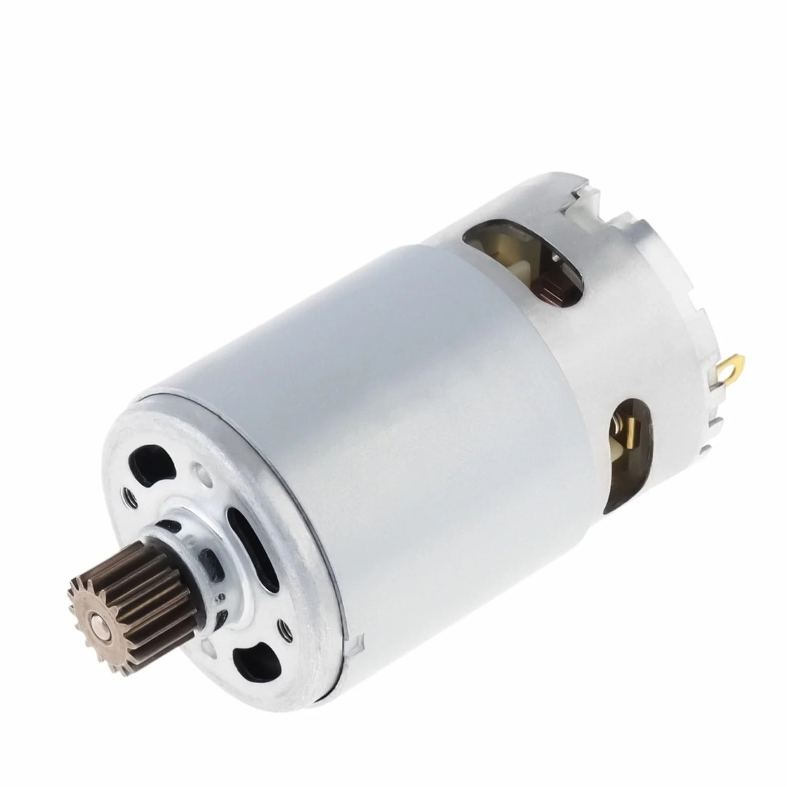 RS550 Motore DC 16 Denti 10.8V/12V/14.4V/16.8V/18V/21V/25V 25000RPM Micro Motore for Trapano Elettrico/Cacciavite/Utensili Elettrici(18V)
