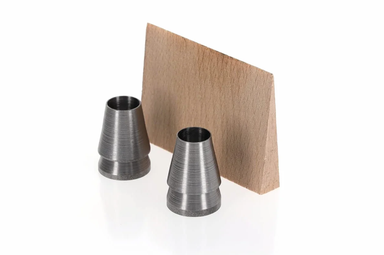 OCHSENKOPF Set per Fissaggio di 3 Pezzi, Cunei Tondi e Cuneo di Legno per Asce Pesanti, Utensile Forestale