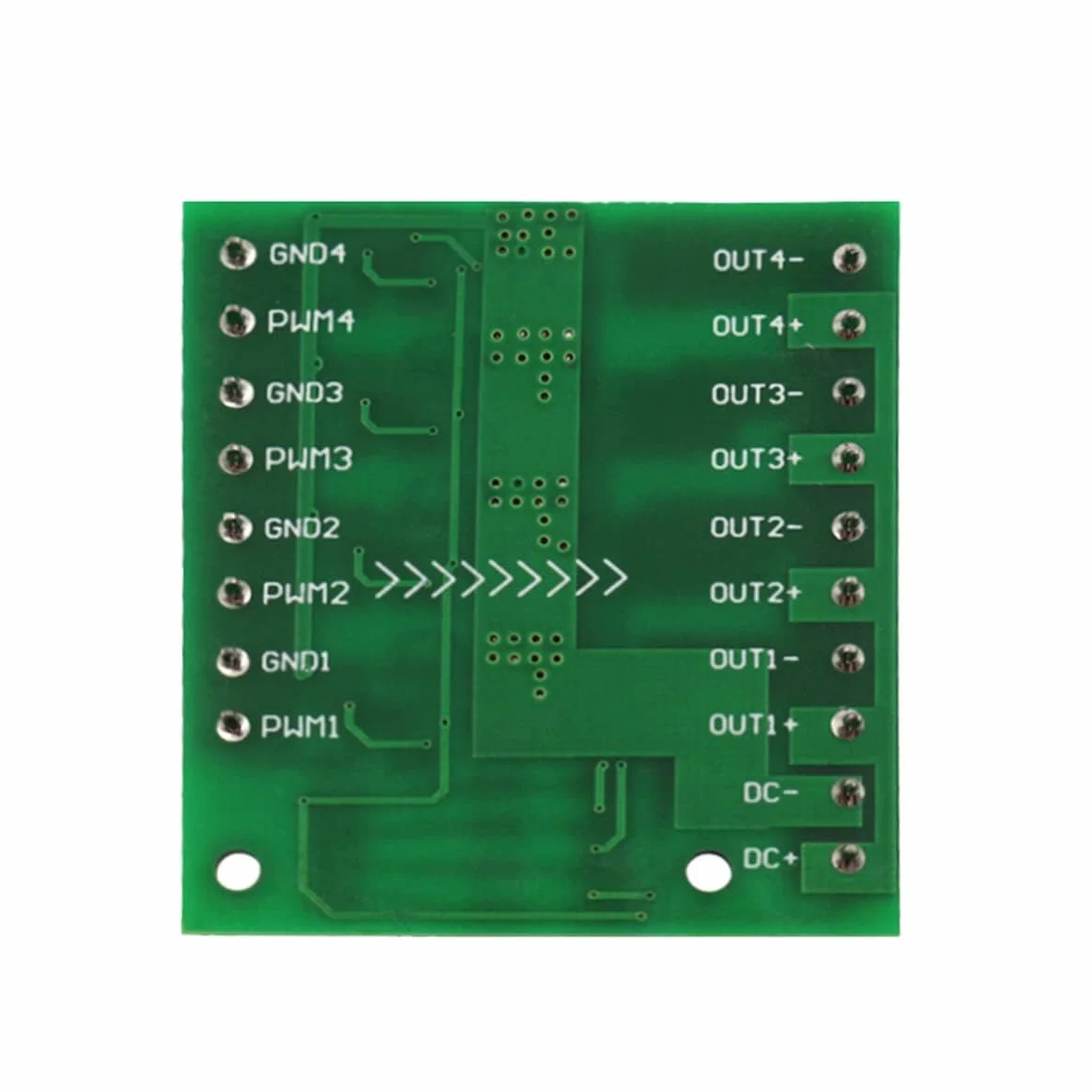 Modulo Amplificatore PWM MOSFET 4 Canali con Fotoaccoppiatore PC817 Ingresso 3-20V Uscita 3,7-27V 10A per PLC