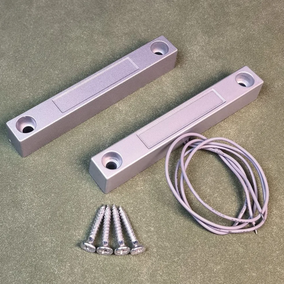 Gebildet Home Security Wired Rolling Door Contatto Magnetico Interruttore Reed Interruttore Magnetico Con 2Fili Per,Magnete Near - Connect Circuit, Magnet Away - Break Circuit, Applicazioni MC-58