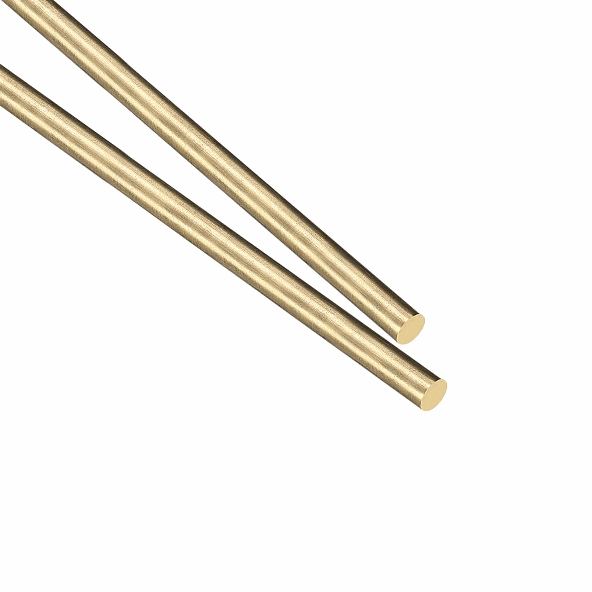 PATIKIL Ottone Stelo 4mm 5/32" Diametro 100mm Lunghezza Tornio Barra Stock per RC Modello Aeroplano Elicottero 2pz