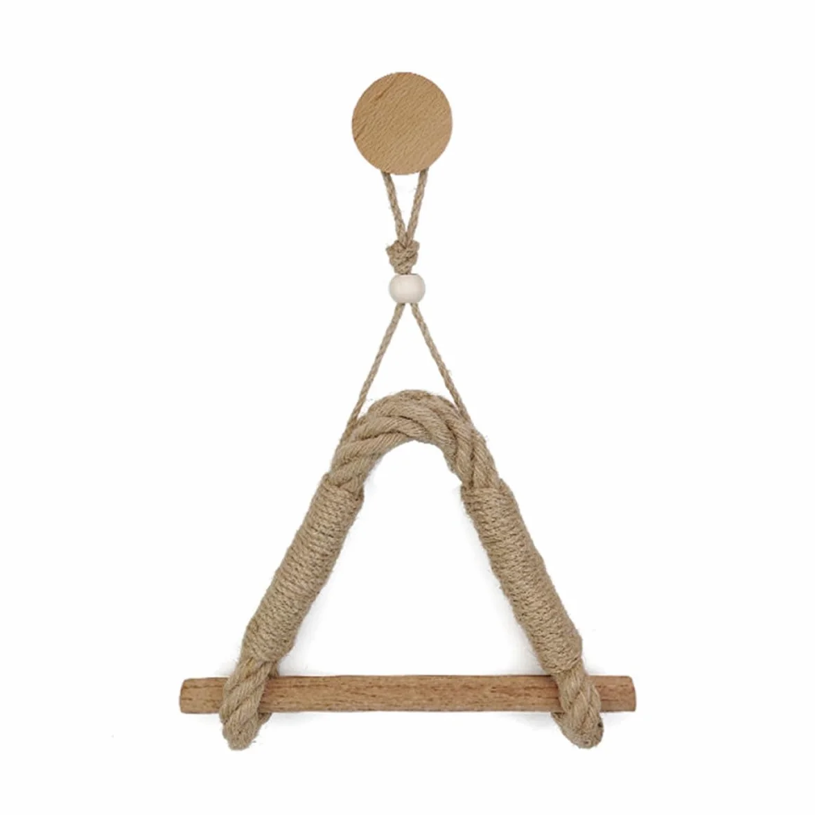 SHINEOFI Porta Carta Igienica in Legno Massello Corda Rustica, Portarotolo Da Parete Vintage, Organizer Porta Fazzoletti Per Bagno, Cucina e Veranda, Supporto Decorativo Stile Fattoria