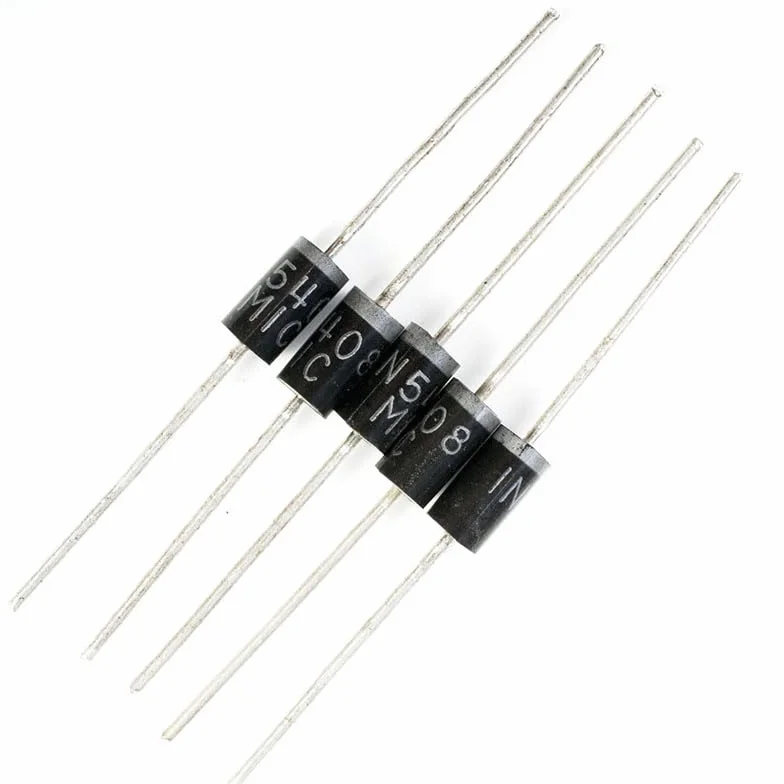 Diodo raddrizzatore 1N5408 3A 1000V DO-201AD silicio 20 pezzi
