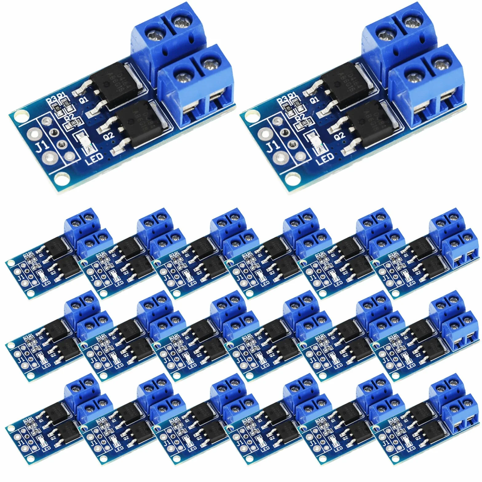 Modulo Driver MOSFET 20 moduli 5V-36V 15A (max 30A) 400W PWM Regolatore Switching