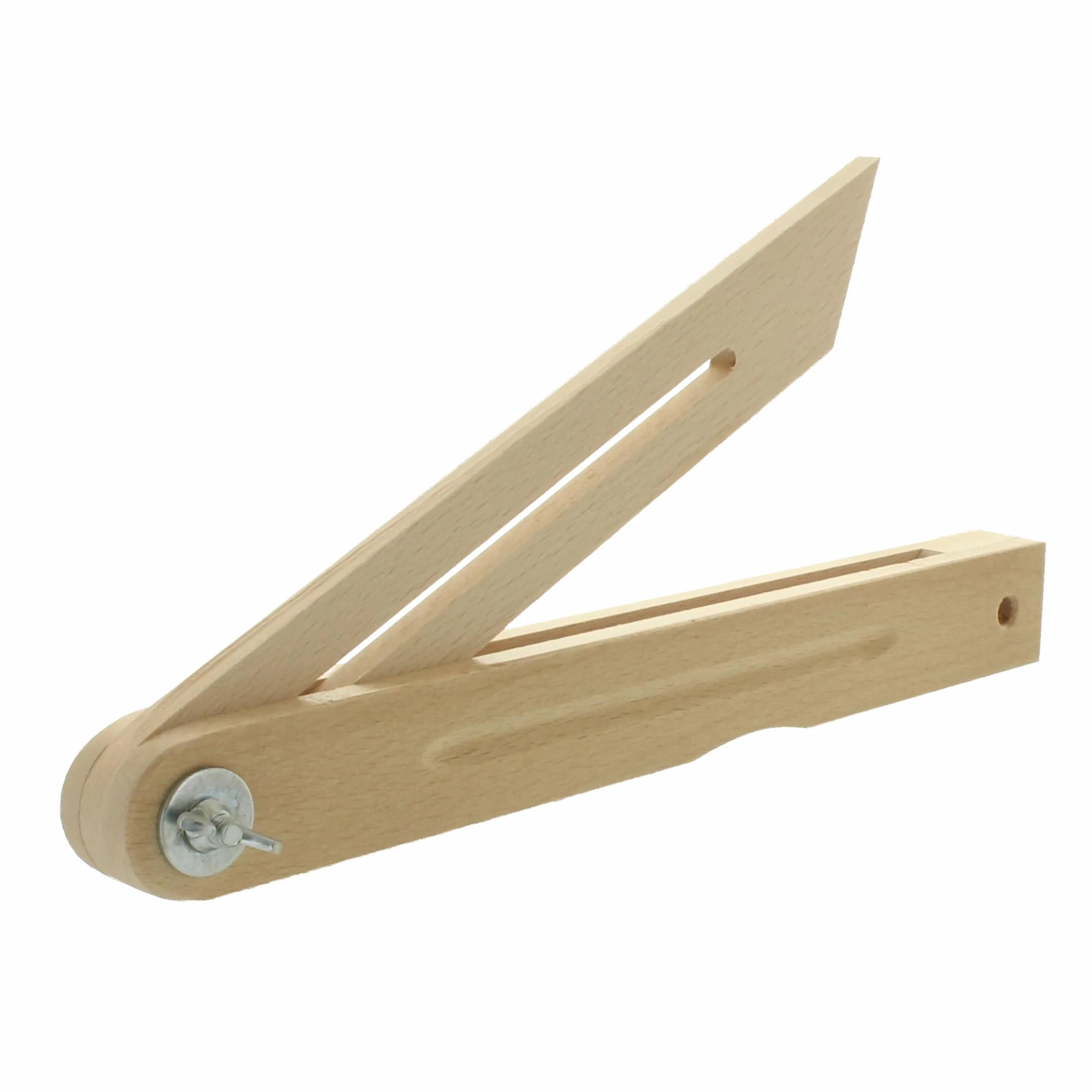 Falsa squadra di legno - Falsa squadra da falegname con linguetta scanalata (30 cm)