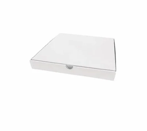 Scatole per pizza bianche 33x33 cm cellulosa confezione 50 pezzi