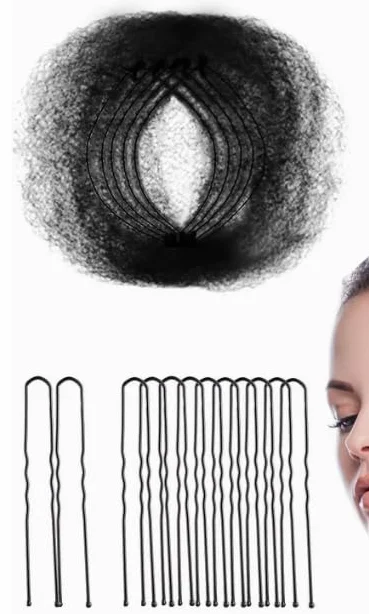 Retine Per Capelli Usa E Getta 50 Clip A Forma Di U, Leggere Traspiranti, Vestibilità Elastica