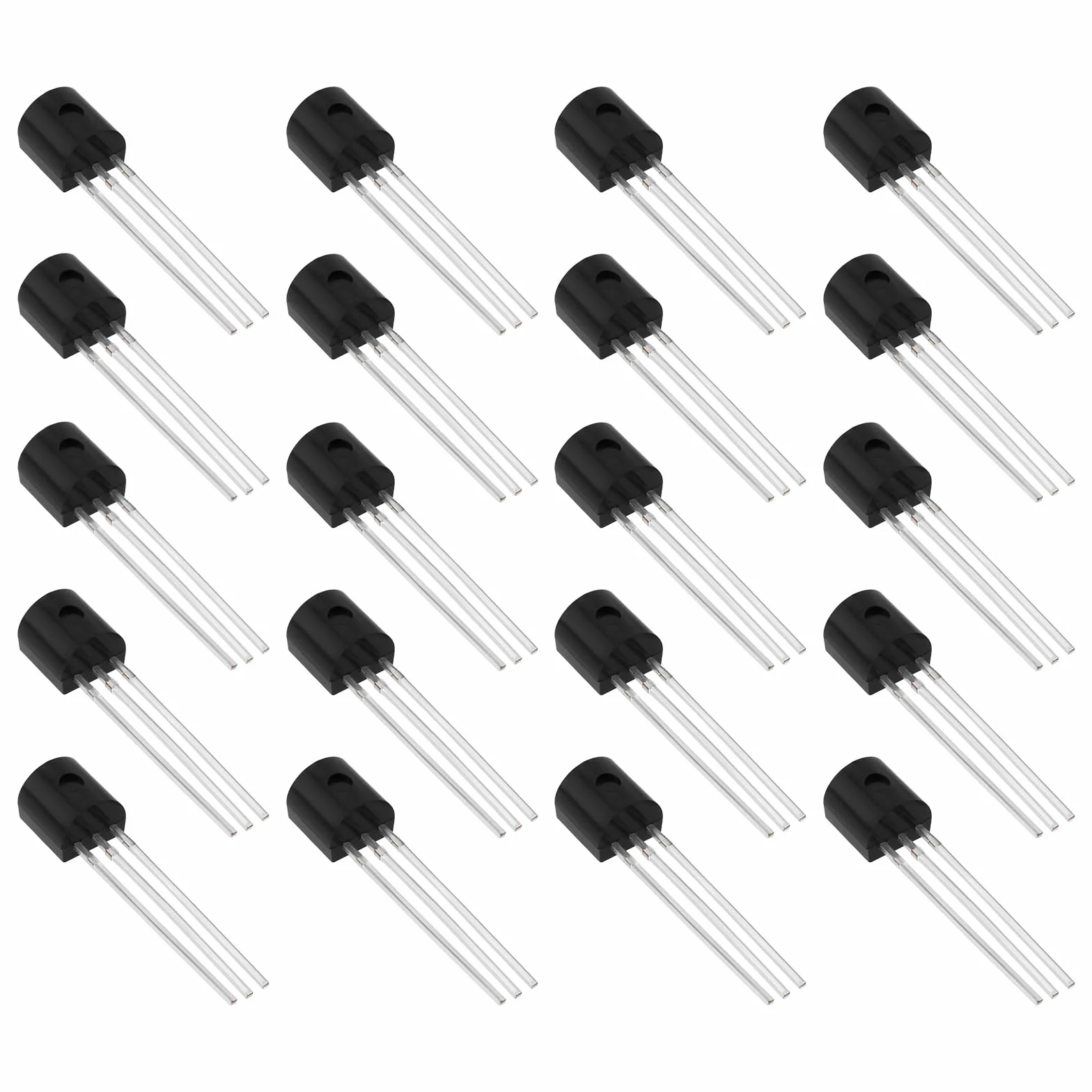 Create idea 20 Pezzi Transistor A Effetto Di Campo A Giunzione 3 Pin N-channel Transistor Audio A Basso Rumore A Inserimento Diretto 2SK170GR 40 V 15 MA Per Amplificatore Audio