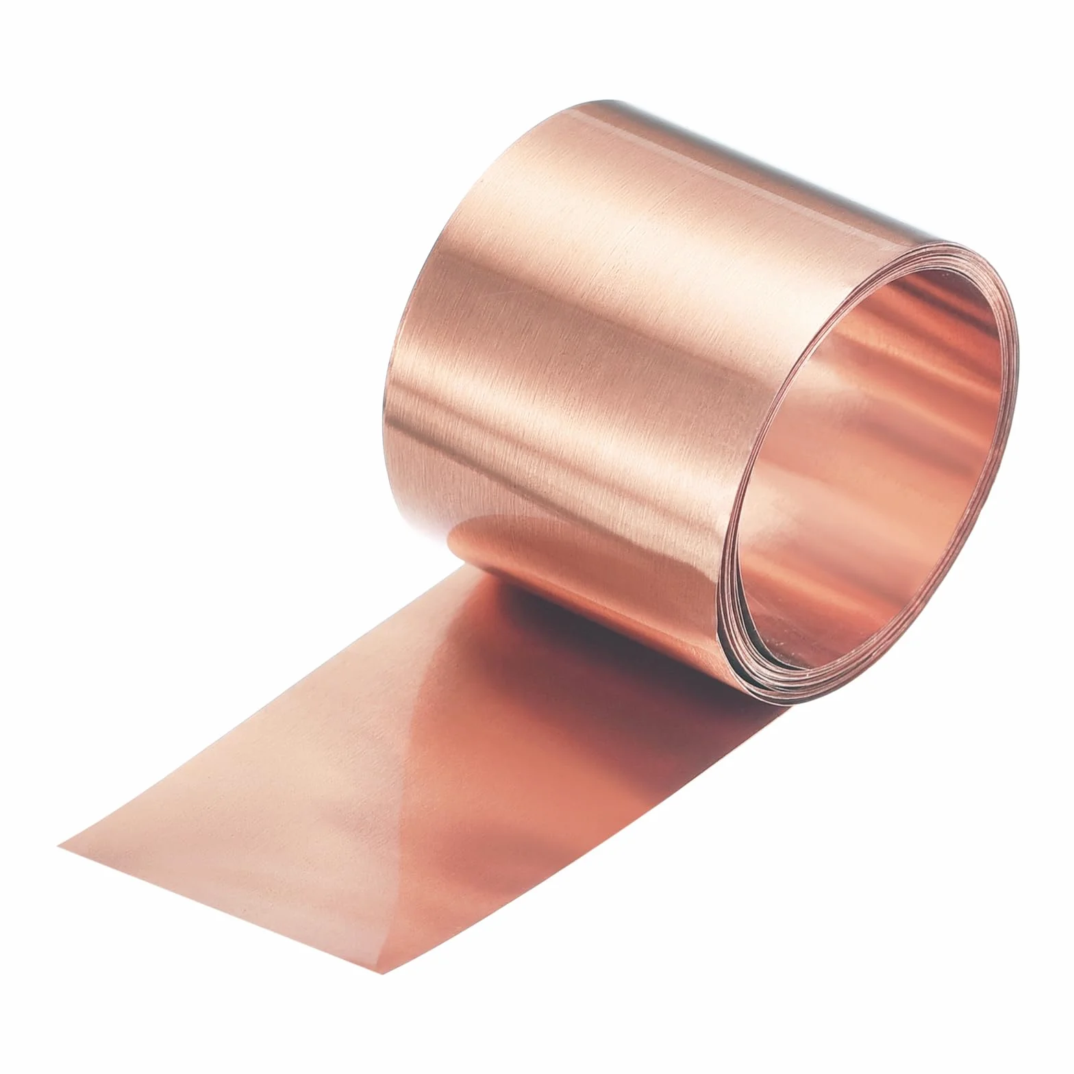 QUARKZMAN Rotolo Lamina Rame 2000mm x 20mm x 0.02mm, Striscia Rame Puro 99,9% Piastra Lampeggiante in Lamina Metallico per Progetti Fai da Te Elettricità (Diverse Misure)