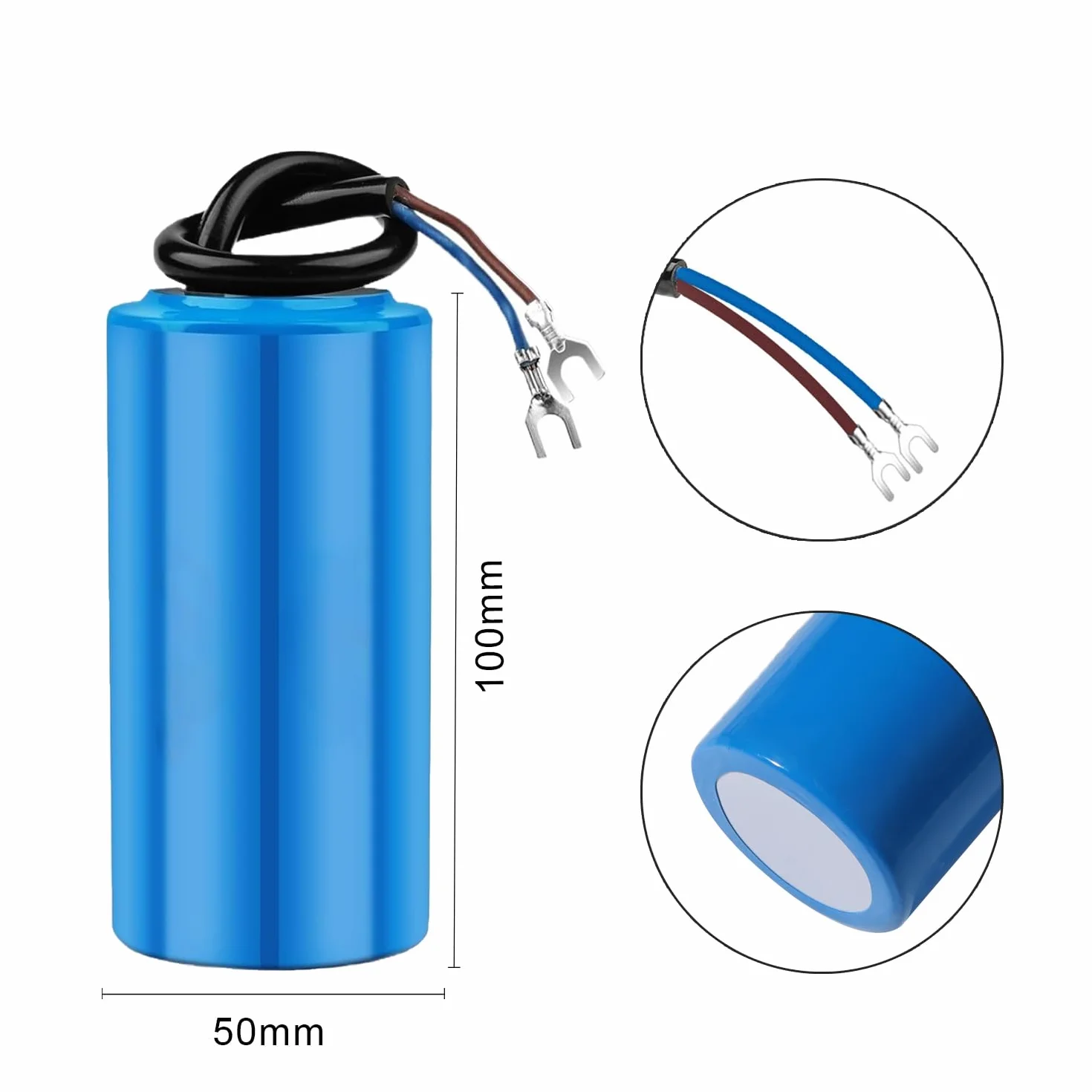 Iruihoo CD60 AC 450V 150uf 50/60Hz Condensatore, condensatore di avviamento, condensatore elettrico, condensatore del motore con cavo, per frigorifero, motore, pompa, generatore