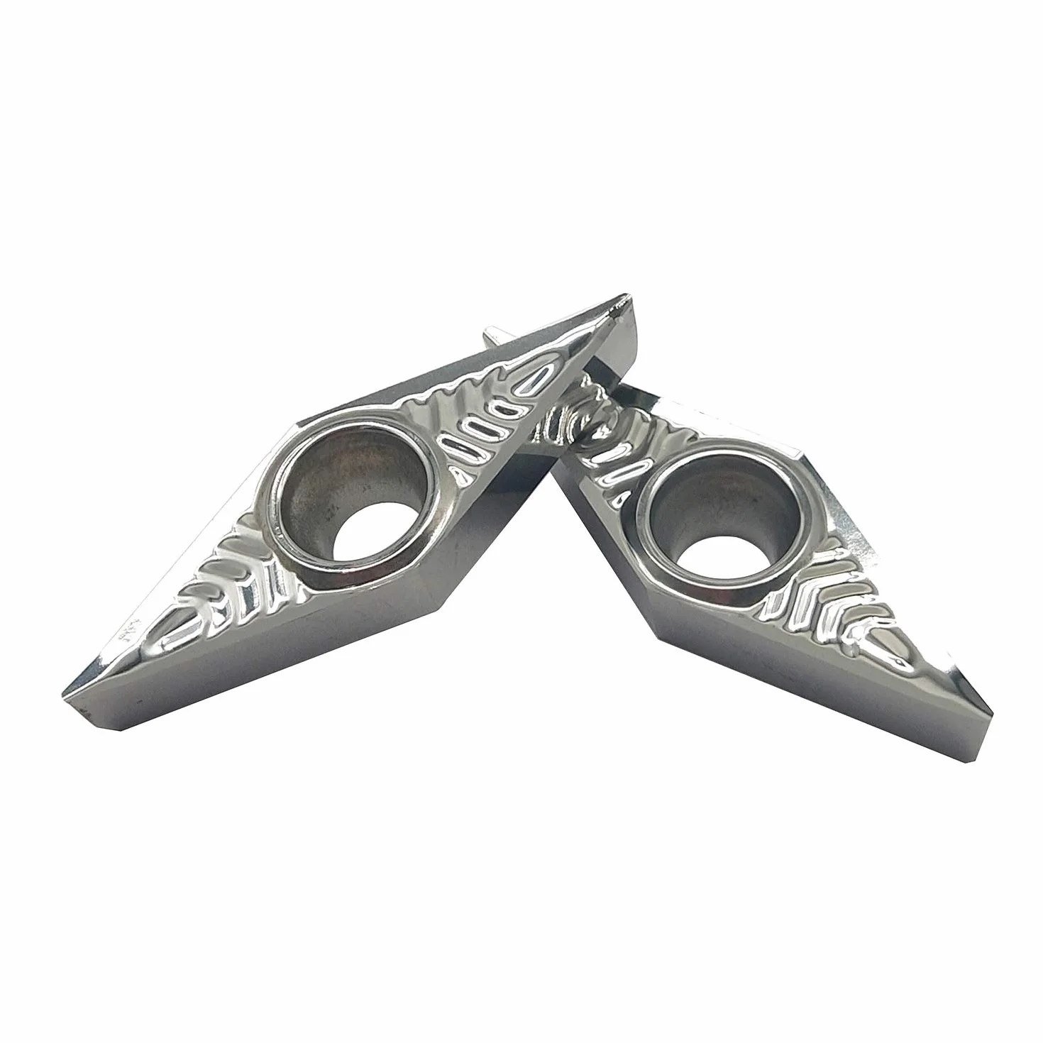 10PCS VCGT160404-AL K10 Inserti di tornitura per alluminio Adatto per la lavorazione di metalli non ferrosi come rame e alluminio