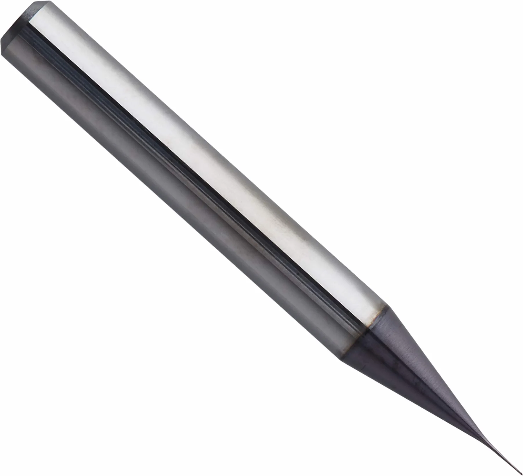 Karnasch Microfresa in metallo duro di radio, collo conico, 0,4°/0,9°/1.4°/1,9° < 35×D, 0,2 mm diametro di taglio, 3,0 mm lunghezza, 6 mm