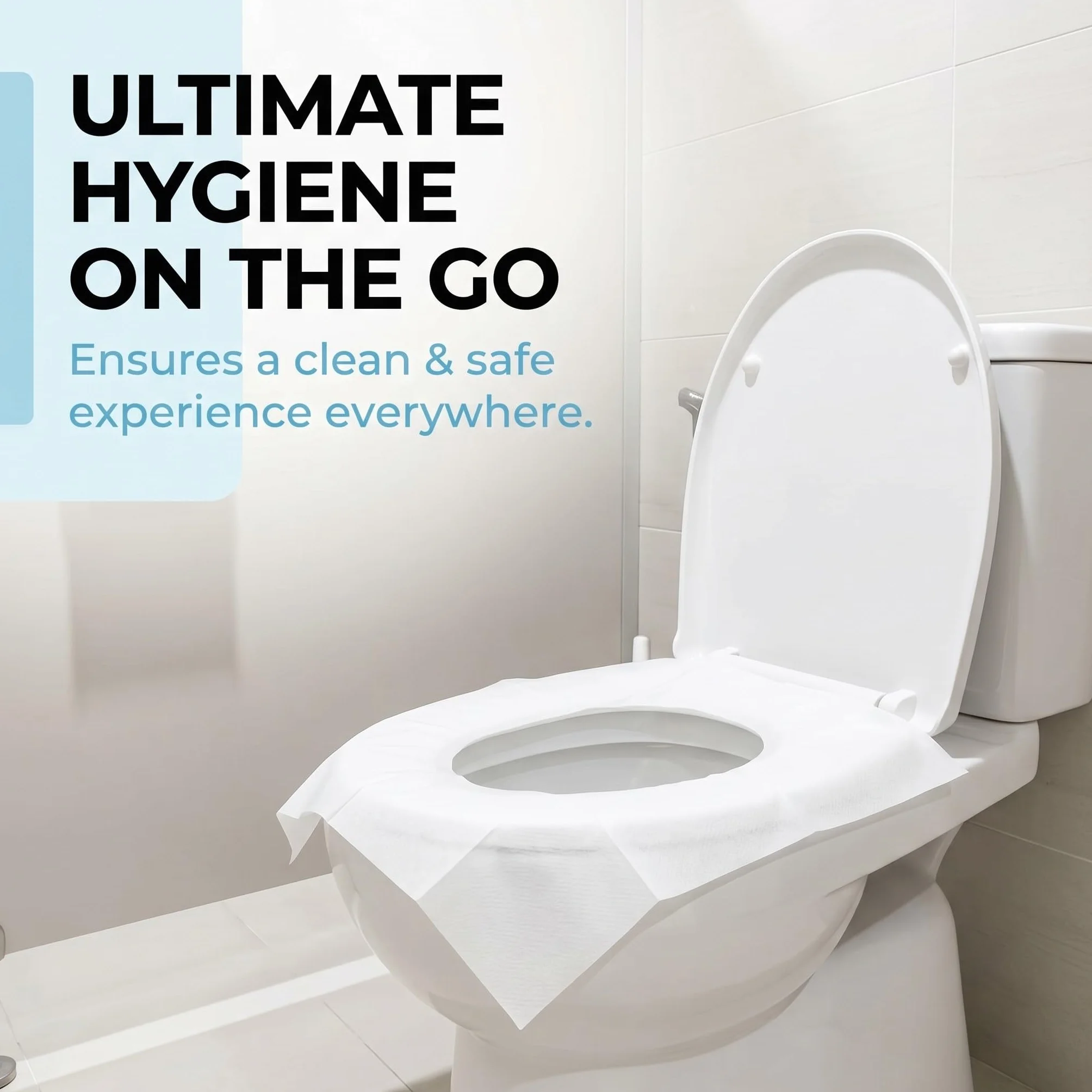 Copri Water WC USA e Getta Salviette Igieniche Monouso Solubili in Acqua 40 Pezzi