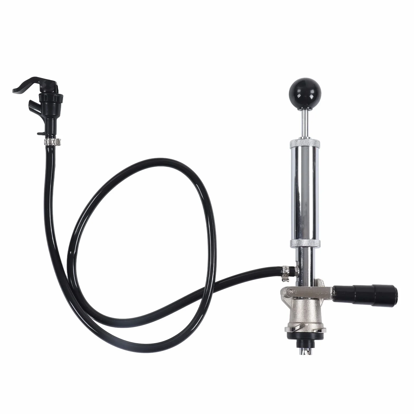 FLEXMAN Pompa per Fusti di Birra, Rubinetto Completo per Impieghi Gravosi, Accoppiatore per Sonda in Acciaio Inossidabile