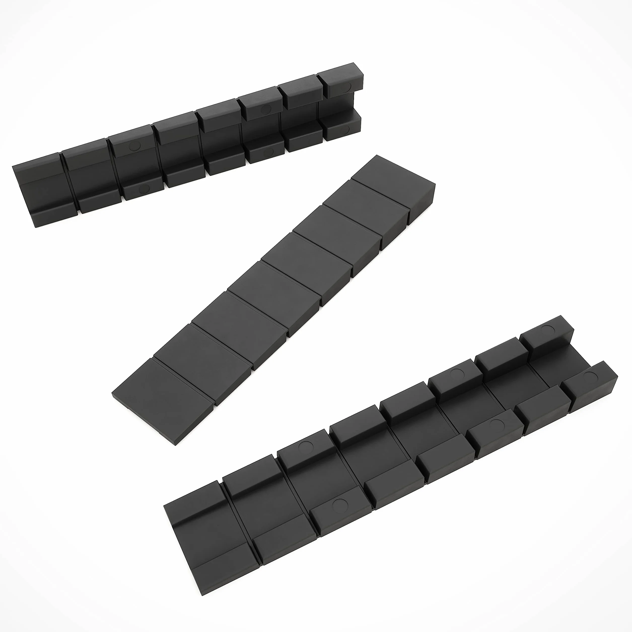 Cunei per mobili in plastica con punti di rottura MKB-100 Nero