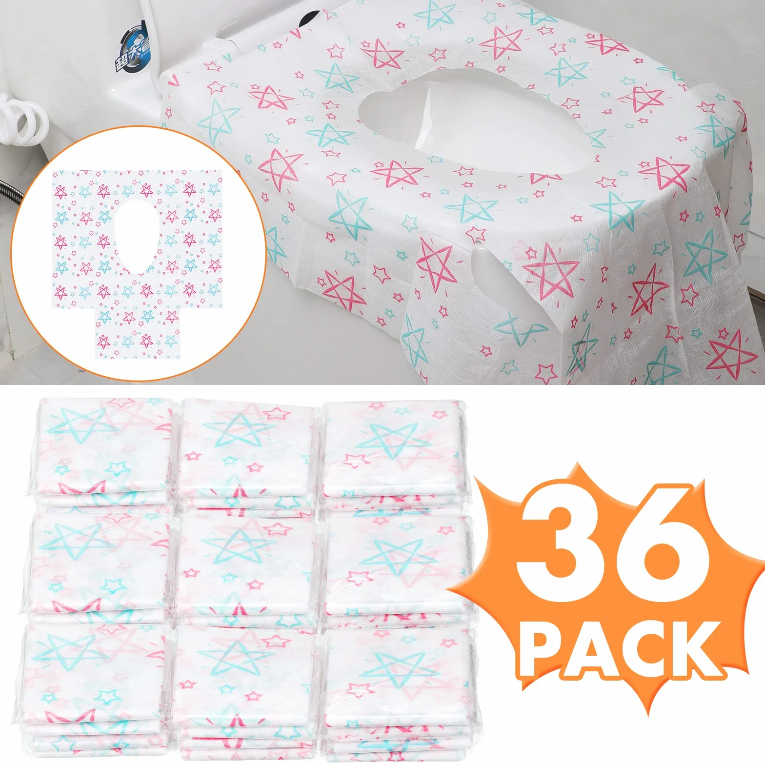 Copriwater USA e Getta Copri WC Igienici Monouso Universale 36 PZ