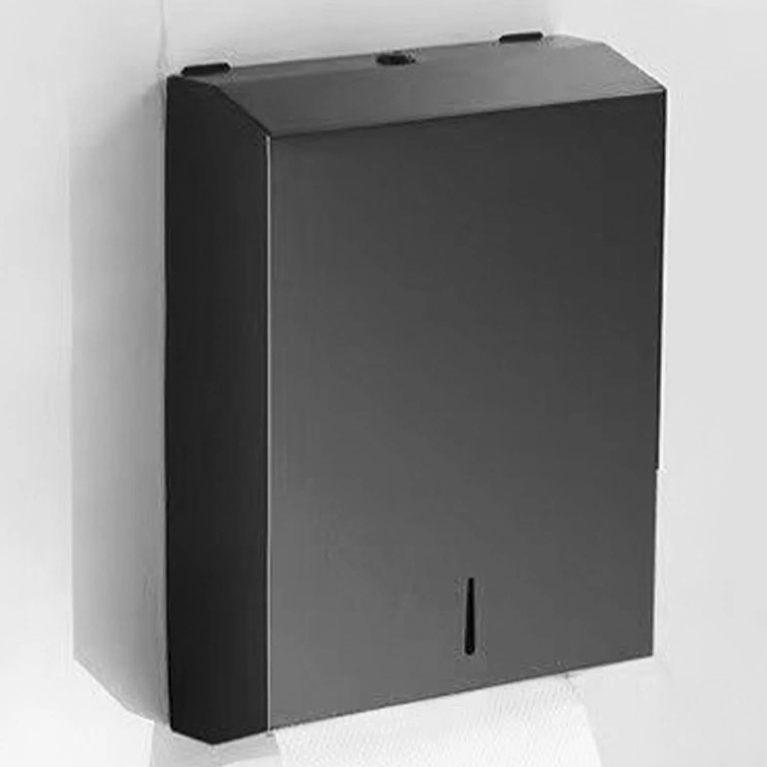 Dispenser di Asciugamani di Carta Senza Perforazione Elegante Contenitore per Fazzoletti Multifunzionale Montato a Parete Durevole in Acciaio Inossidabile per Cucina (#3)