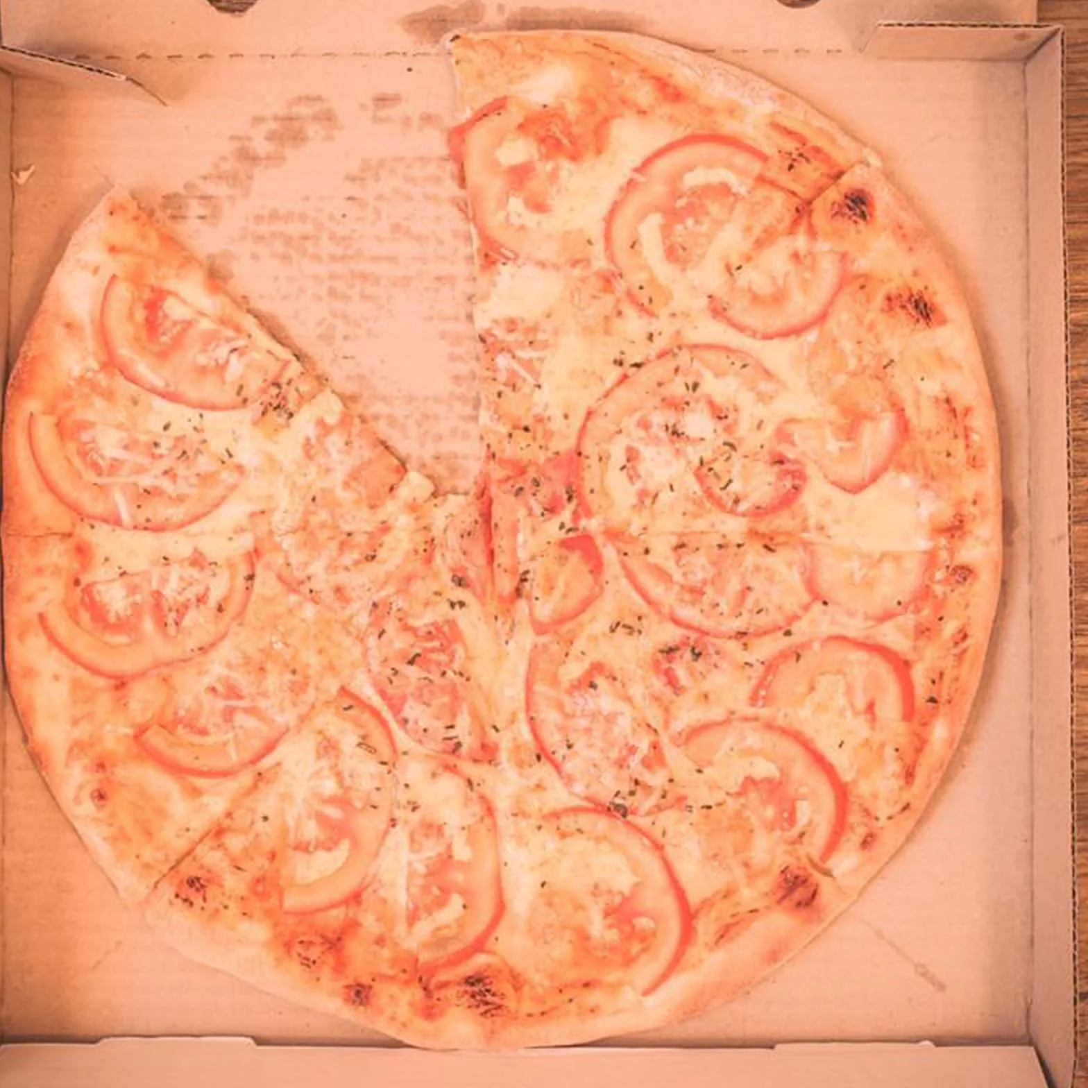 Cabilock 25 mini scatole per pizza in cartone bianco