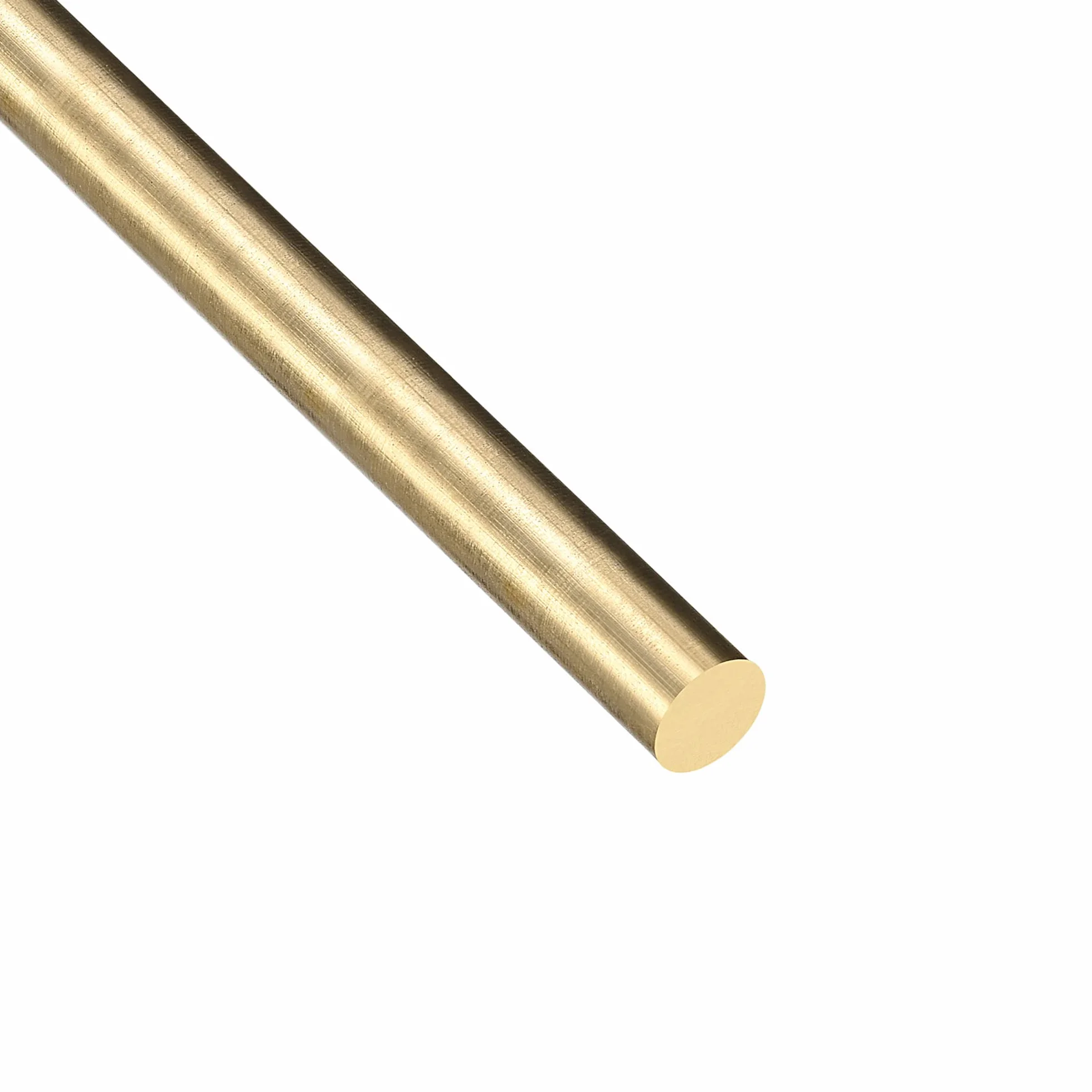 PATIKIL Ottone Stelo Rotondo 6mm 1/4" 250mm Barra Tornio per RC Modello