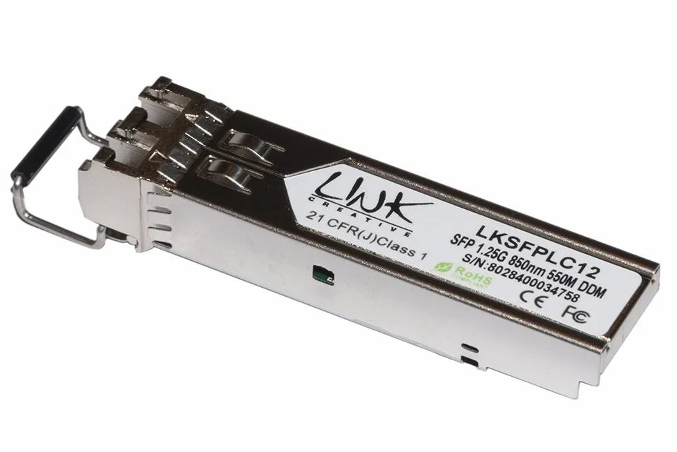 LINK LKSFPLC12 Modulo MiniGBIC SFP 1000Base-SX 1,25 Gbps 850 nm 550 m DDM Fibra Ottica