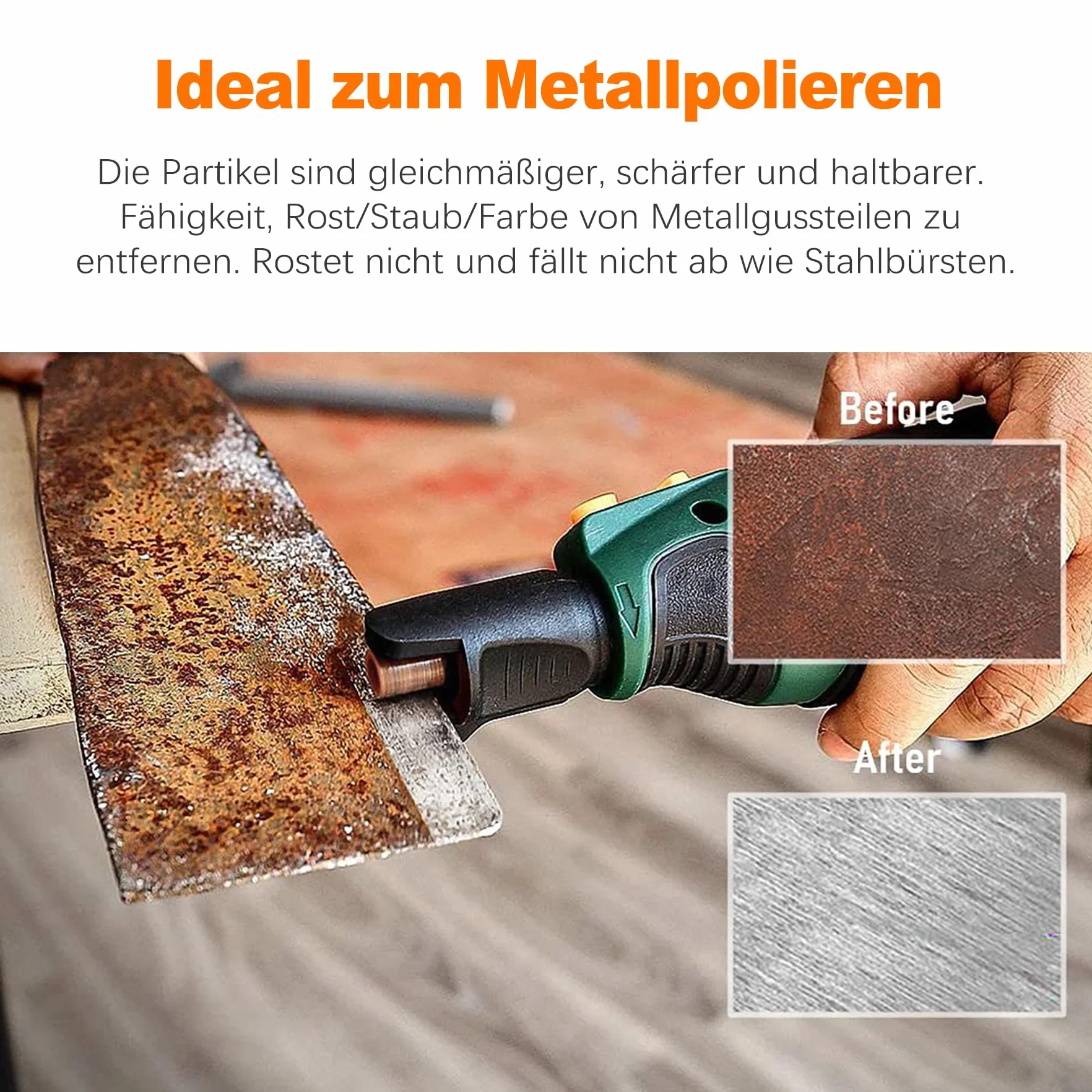 Set di 42 punte per levigatura e lavorazione del legno, testa di lucidatura, punte per trapano e avvitatore a batteria, mouse abrasivo per sbavatura e levigatura