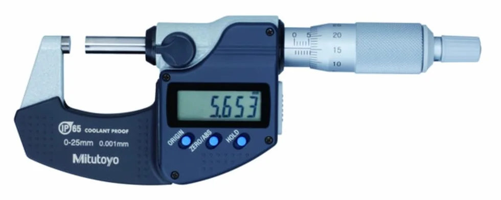 Mitutoyo 293-240-30 Micrometro digitale ABS MDC-25PX 0-25 mm 0,001 mm IP65