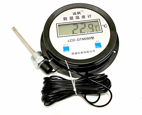 Termometro Digitale con Sonda per Acqua Cavo 10m