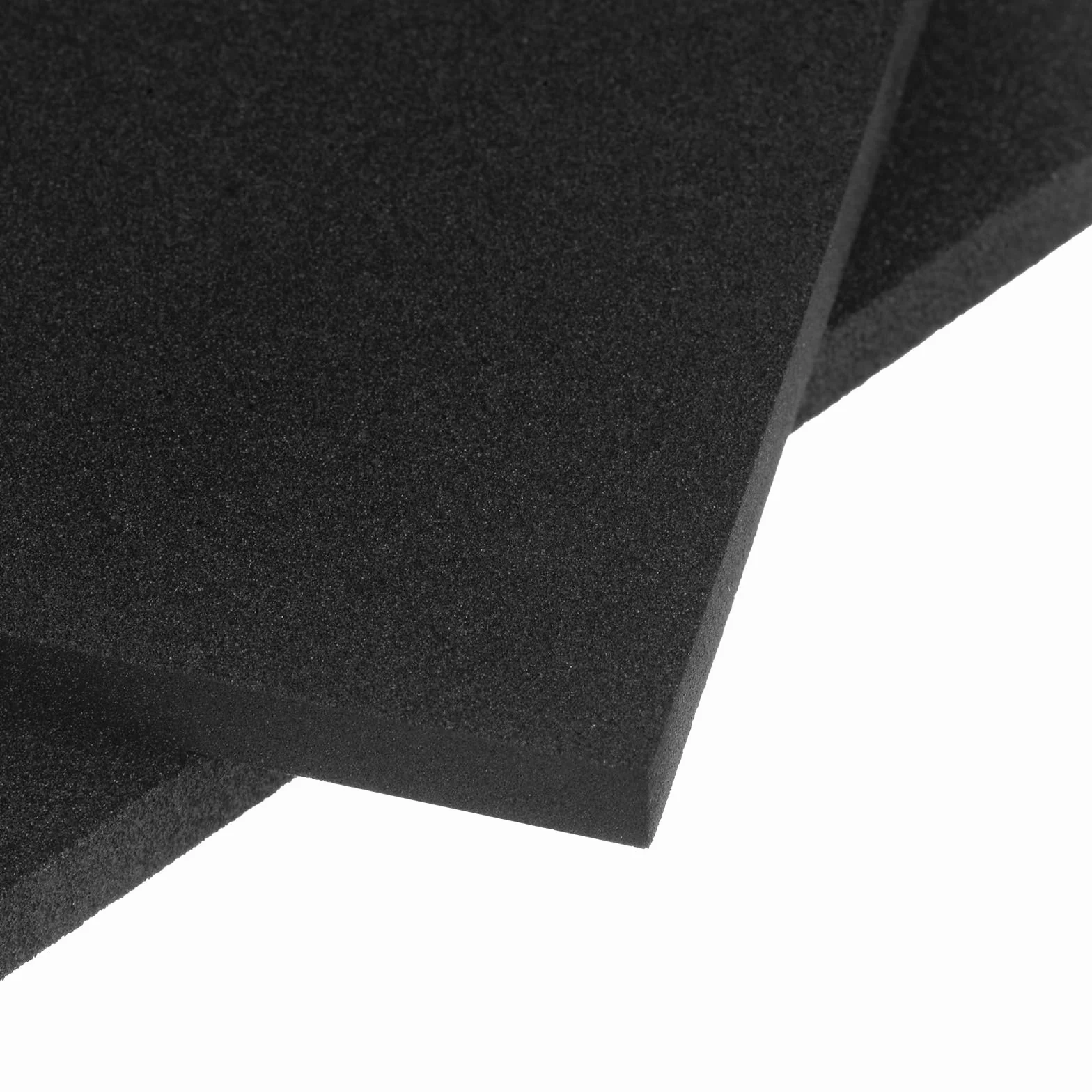 QUARKZMAN 8pz Fogli di Gomma EVA Adesiva 6,35mm Spessore 100mm Quadrato in Schiuma Neoprene Cuscinetti Antivibranti