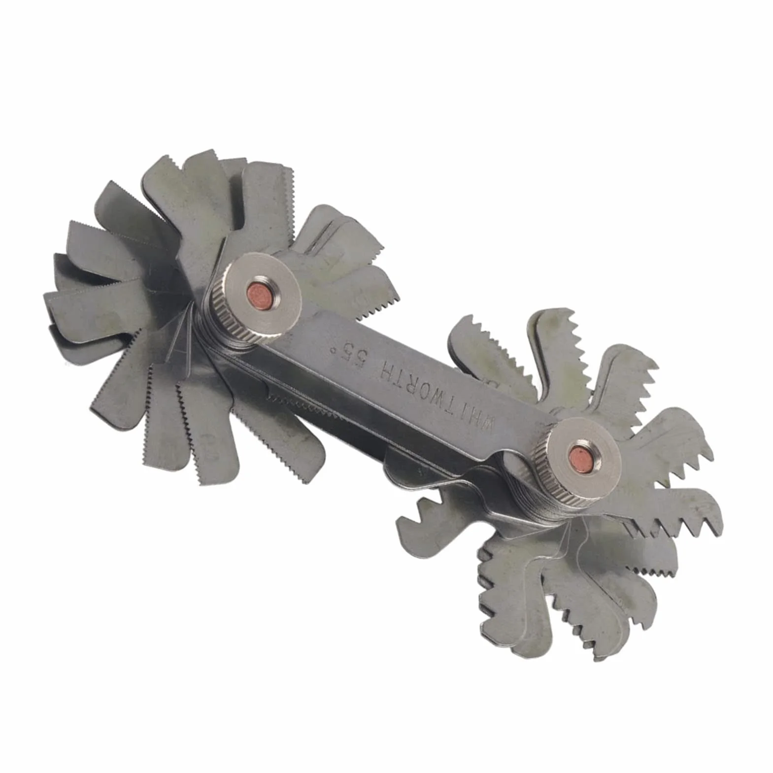 Calibro per Filettature Metrico e Pollici 52pcs Acciaio Inossidabile Strumento Misurazione Passo 60 55 Gradi
